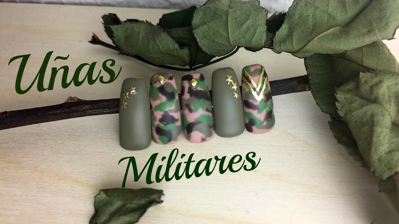 Tutorial de Uñas Diseño Militar - thptnganamst.edu.vn