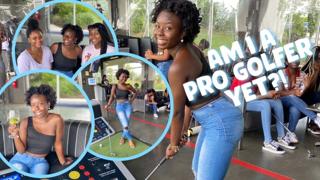 AM I A PRO GOLFER YET?! - TOP GOLF VLOG