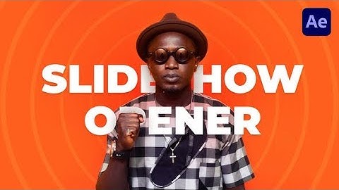 Dynamic Slideshow Opener AFTER EFFECTS Template Videohive 32602221