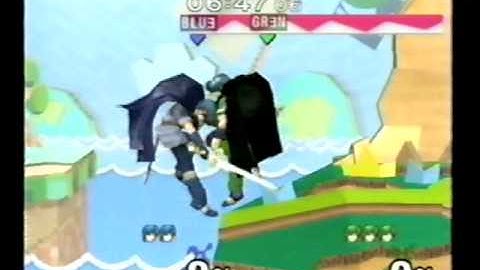 DDRKirby(ISQ) - 3-23,24-11 - SSBM - #79 - Blue(Marth) vs. Green(Marth).MPG