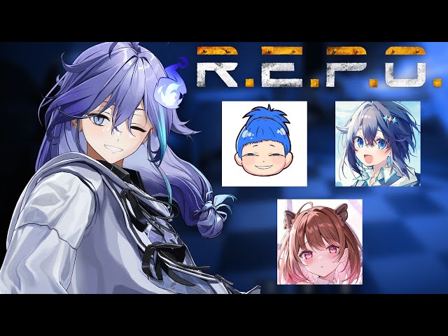 【 R.E.P.O. 】これは一体なにメンツ！？【 水無世燐央 l MARUTAKE l 柚原いづみ l 空星きらめ l UPROAR!! 】のサムネイル