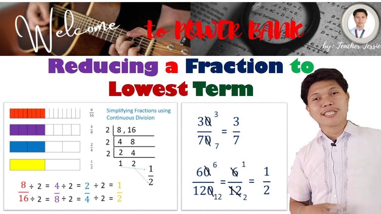 How to Reduce Fractions to Lowest Terms? Simplifying Fractions - YouTube