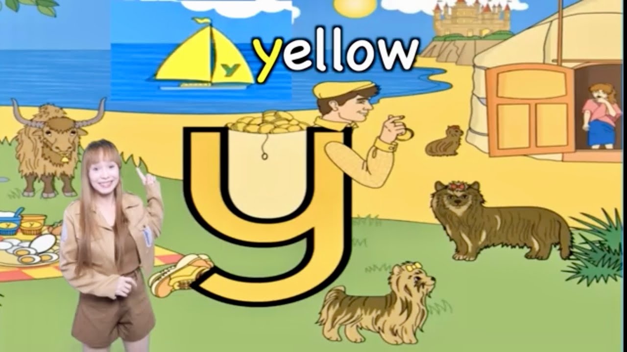 Yy Yellow Yo-yo Man | Miss Ana in Letterland | Episode 25 - YouTube