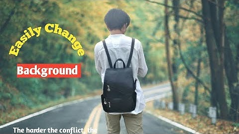 How to erase background like Vijay Mahar in PS Touch | perfect background Erase with Refine Edge