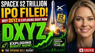 ​SpaceX $2 TRILLION IPO Filed! Why DXYZ is Exploding RIGHT NOW | The Opening Bell Report DXYZ STOCK