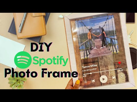 Gift for Him/Her | Spotify plaque DIY without Cricut | Unique Valentine gift ideas