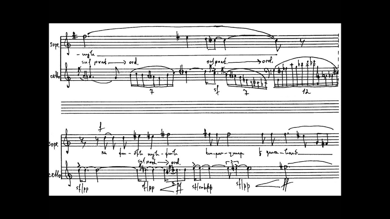 Hovik Sardaryan "Madrigal" for soprano and cello