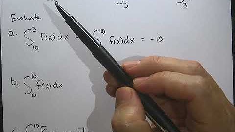 Calculus: Evaluate Definite Integrals Using Properties of Integrals