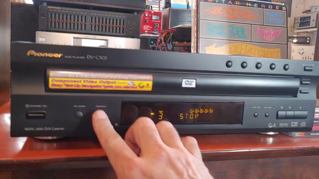 DVD-CD-чейнджер Pioneer на 5 дисков. DV-C503. Быстрая демонстрация.