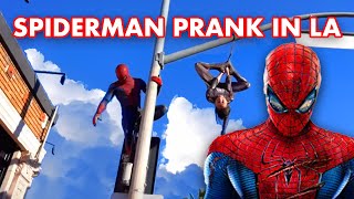 Spiderman Stunts in LA! Real Life Web Swinging