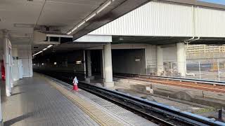 大阪メトロ谷町線22系第15編成、八尾南駅にて幕式表示器行先変更の様子