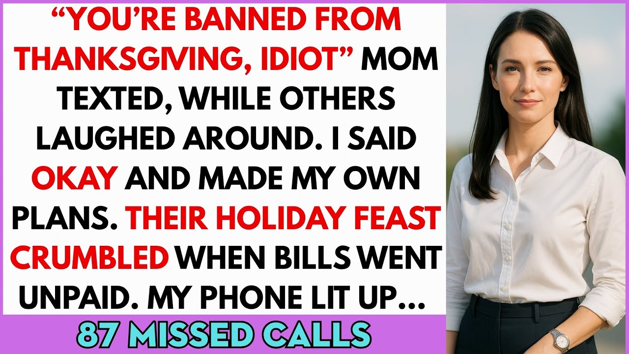 "You're banned from Thanksgiving until you apologize to your cousin." That's the text I got from my mom, the same woman who called me every month to ask when I'd "help out" with the bills. For...