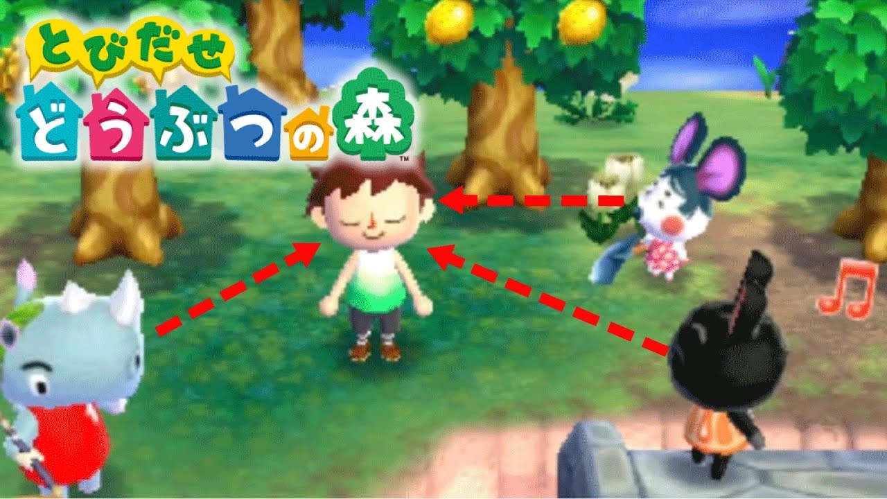 こっち見んな【とびだせどうぶつの森】