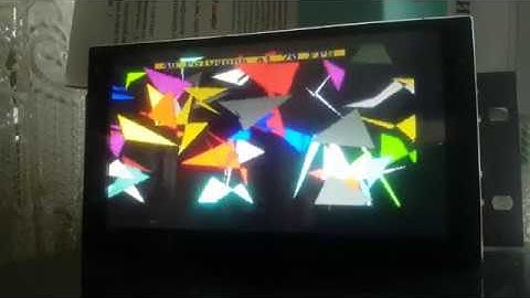 Демонстрация 2 библиотеки FabGL для ESP32.