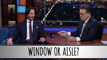 Keanu Reeves Takes The Colbert Questionert