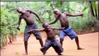 Hebat! Beginilah Anak Pedalaman Afrika joget ganggam style #dance #lucu