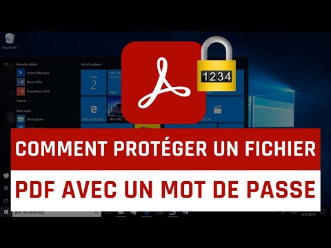 Vidéo: Comment verrouiller mon fichier PDF ?