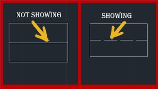 HOW TO FIX BROKEN LINES NOT SHOWING IN AUTOCAD