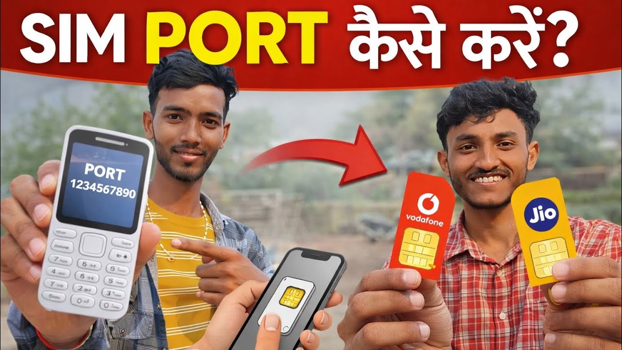 SIM Port Karne Ka Sabse Aasan Tarika 😱