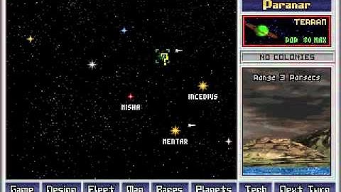 DOS Game: Master of Orion