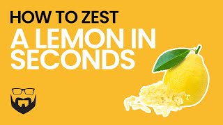 How to Zest Lemon in Seconds