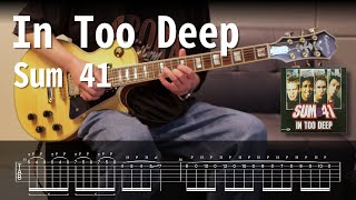 Sum 41 - In Too Deep l Guitar cover & TAB l 일렉기타 연습곡, 타브 악보