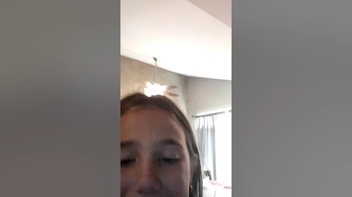 Pulling out Emma's loose tooth!