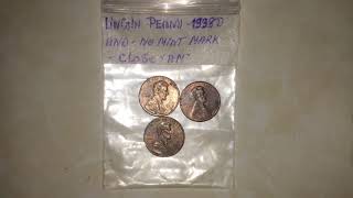 Lincoln Penny - 1998 D And No Mint Mark.  -Close "AM".