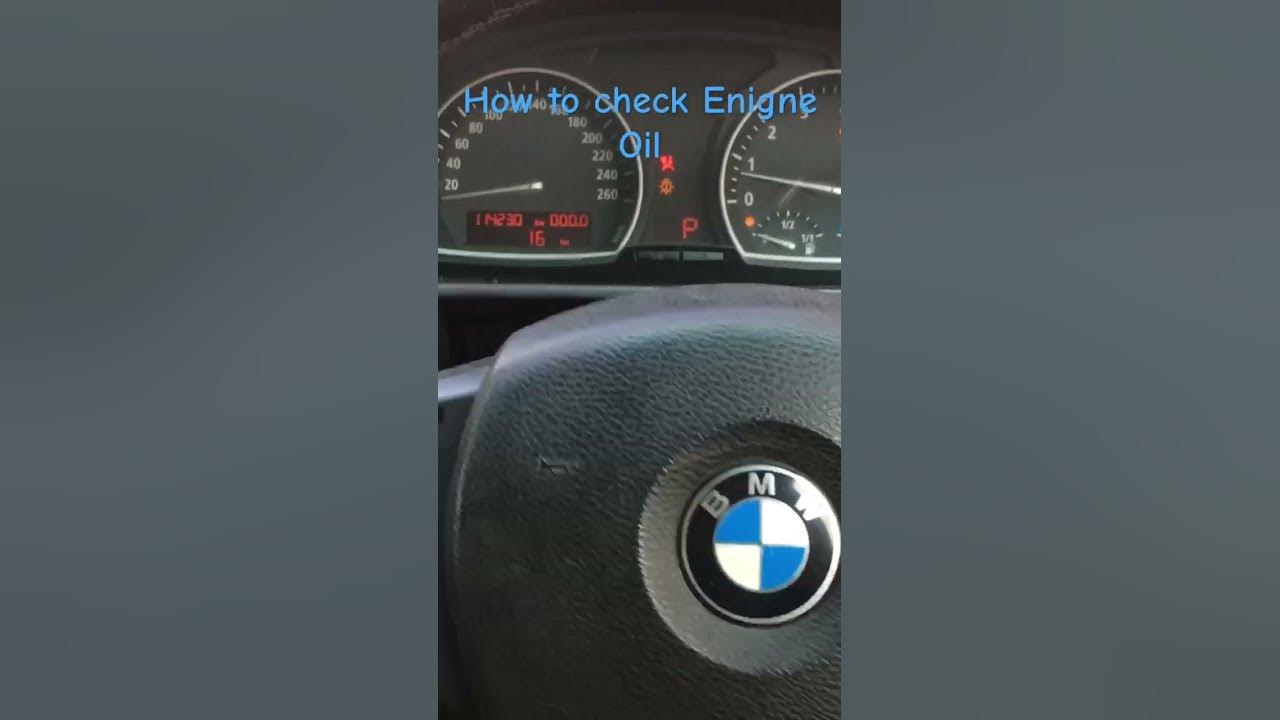 how-to-check-bmw-x3-engine-oil-youtube