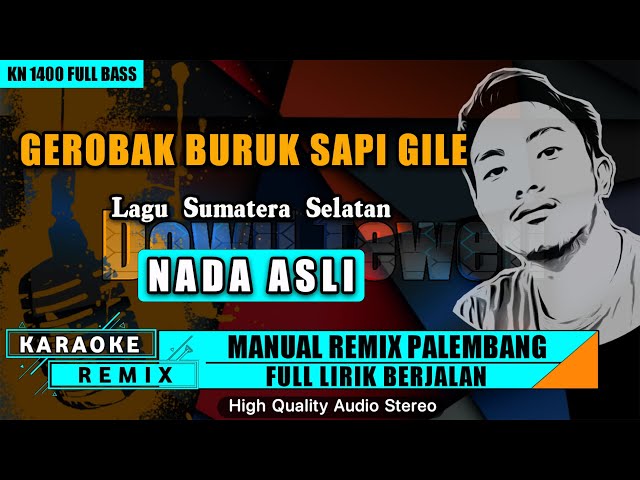 GEROBAK BURUK SAPI GILE || KARAOKE REMIX PALEMBANG class=