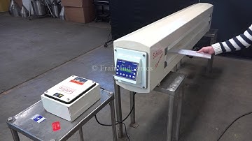 Safeline Model Signature Series Metal Detector Demonstration