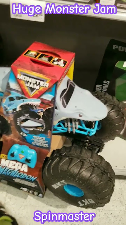 Download lagu Super Huge Monster Jam Mega Megalodon Shark RC truck toy