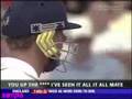 Freddie flintoff sledges the west indies cricket