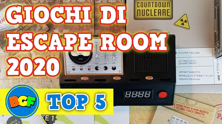 Top5 Giochi di Escape Room 2020
