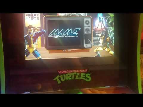 TMNT Arcade1up mod with trackball from Retro Arcade Corner