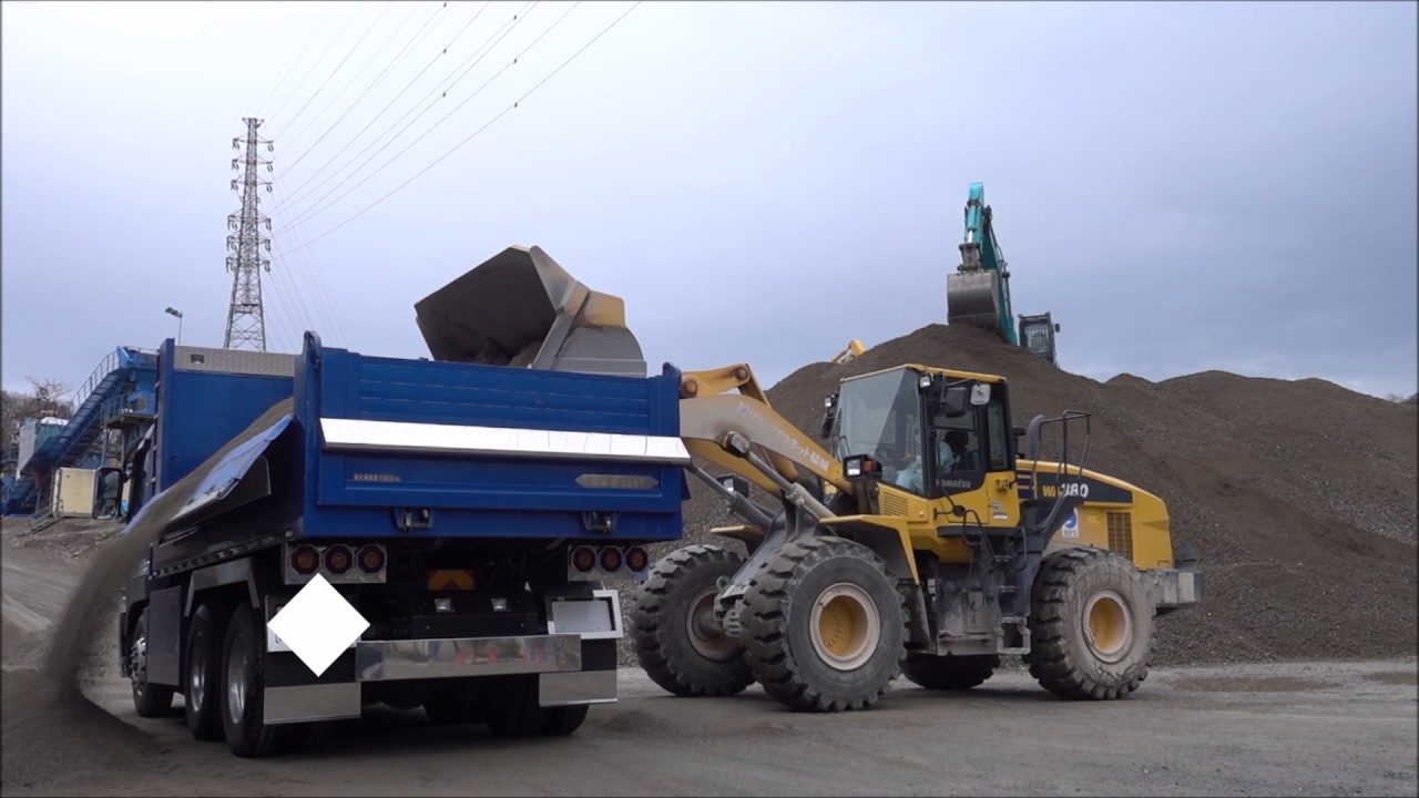 産廃がれき類 ガラ 処分工場 再生砂のホイールローダ積込作業 稲城 多摩 府中 調布 三鷹 世田谷ほか 株 ブループラネット稲城 Youtube