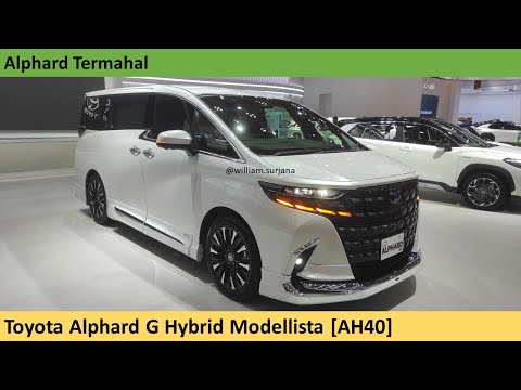 Toyota Alphard 2.5 G Hybrid Modellista [AH40] review - Indonesia