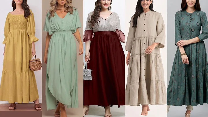 Gorgeous, Fabulous, and Trending Plain Designer Wear Skater Dress Collection for Girls (2023)