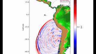 The Sep 16 2015 Chile tsunami simulation (EOS, NTU).