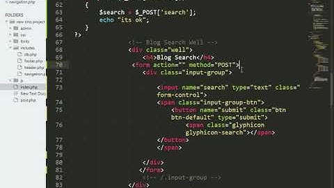 Search Bar Part 1 | Complete CMS in php