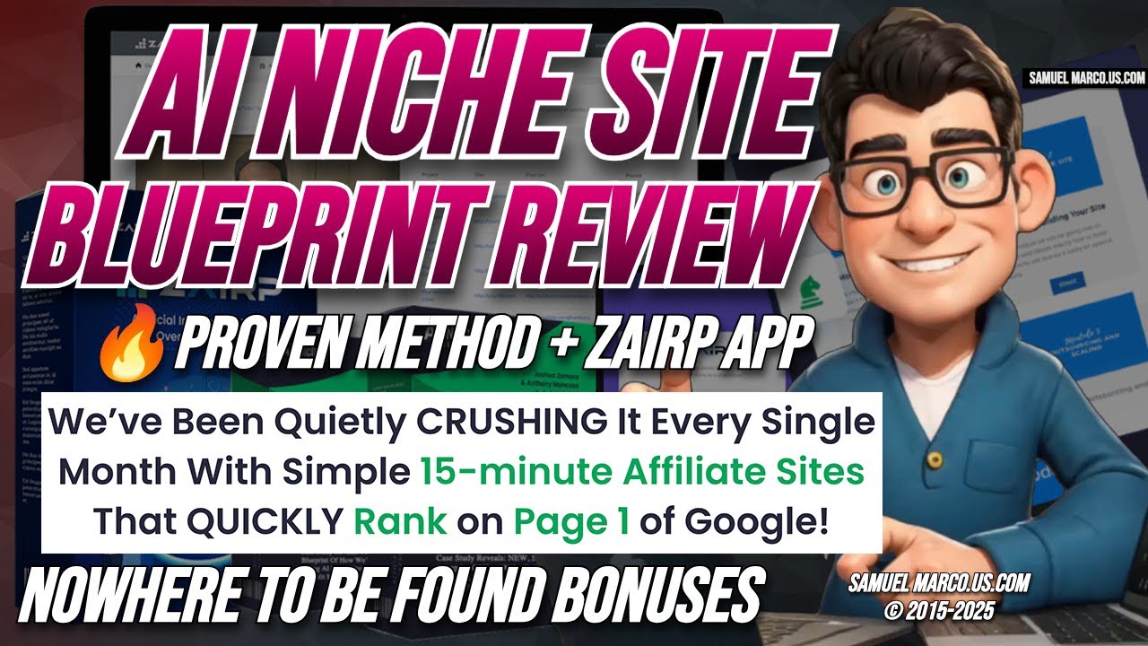 AI Niche Site Blueprint Review & Case Study 🔴 Full Walkthrough + Bonuses AI Niche Site Blueprint