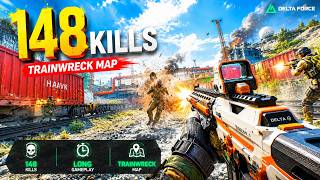 DELTA FORCE Season 9🔥 148 KILLS on TRAINWRECK MAP! BEST GUN CAR 15 Gameplay