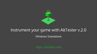 Instrument your game with AltTester Unity SDK v2.0