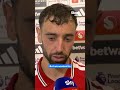 Bruno Fernandes’ hat-trick was for the fans 👏 #PremierLeague #ManchesterUnited