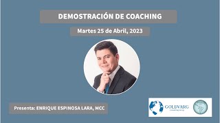Demostración de Coaching de Enrique Espinosa Lara