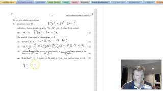 May 2015 SL Maths P1 TZ1 Q9