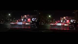 DRIVING THE LAS VEGAS STRIP! Panasonic HC-VX870K vs. Sony HDR-CX405 Daylight & Low-light tests.