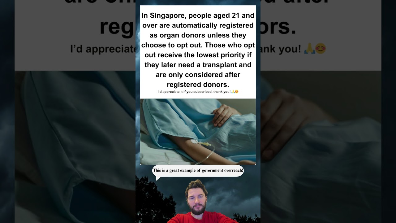 Singapore’s Opt-Out Organ Donation Law Has a Powerful Twist 🫀⚖️