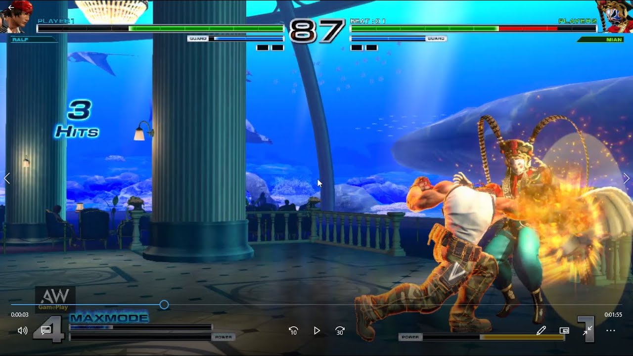 Ralf vs Mian - The King of Fighters XIV Combos KOF 14 - YouTube