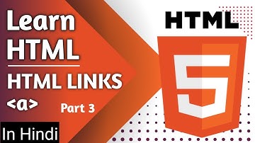 HTML CLASS 4 HTML Link Anchor tag |  WEB DEVELOPMENT FULL COURSE IN HINDI